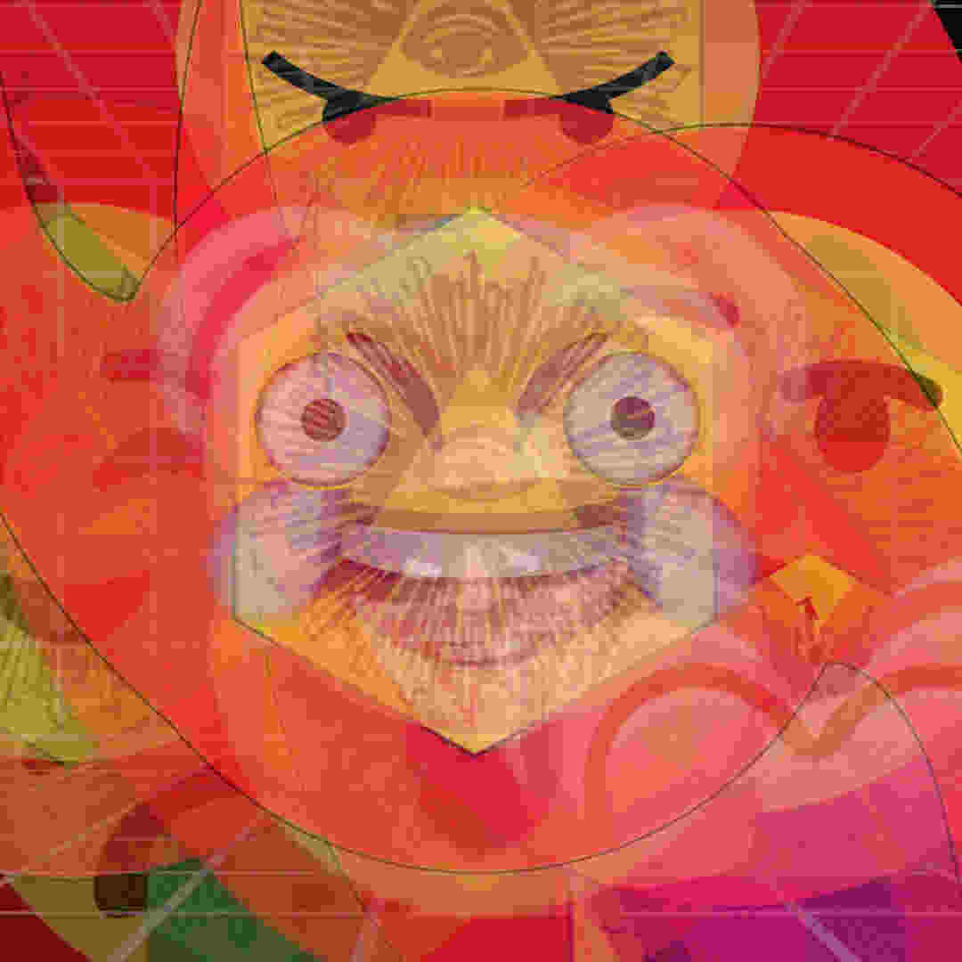 OVERLAPPING EMOJIS OVERLAID OVER WORDLESS WEATHER IS HAPPENING LOGOS