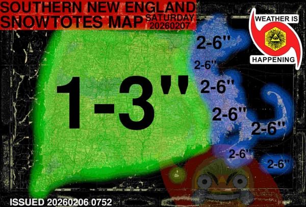 SOUTHERN NEW ENGLAND SNOWTOTES MAP SATURDAY 20260207